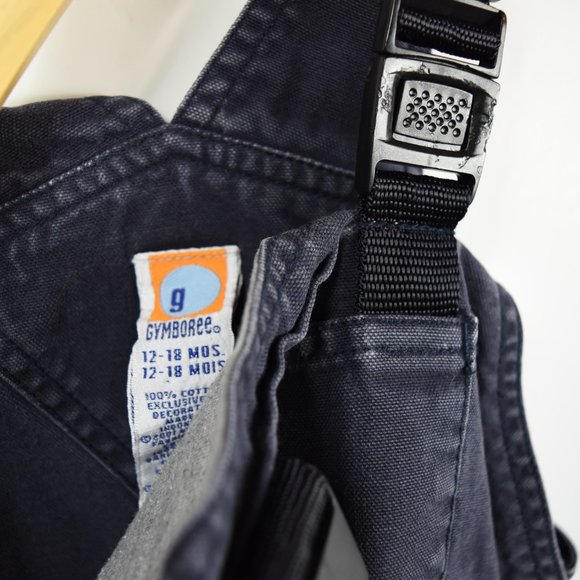 Dark blue cotton overalls 12-18m - Picture 9 of 12